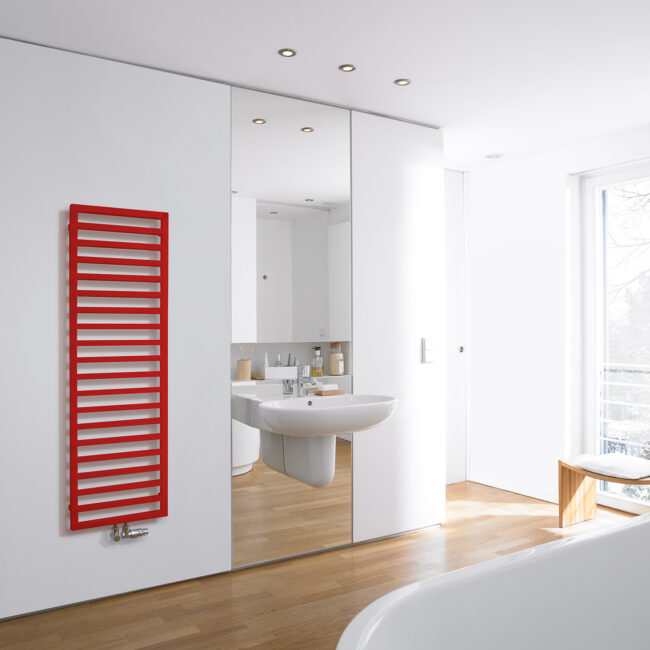 Zehnder_RAD_Quaro-HY_bathroom_radiator_red